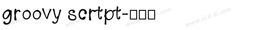 groovy scrtpt字体转换